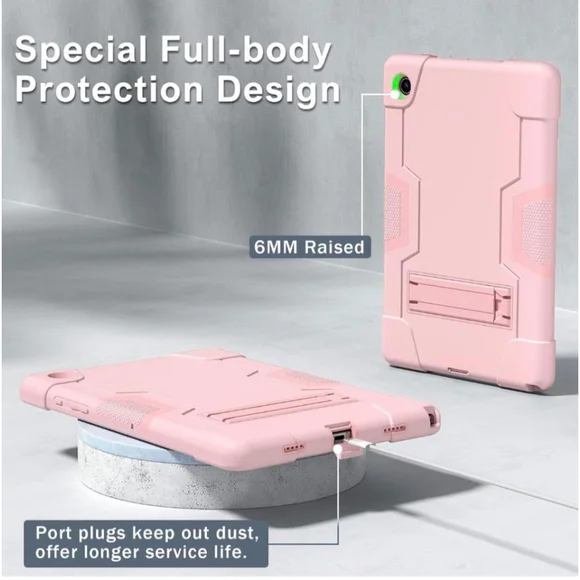 WESOROL Tablet Case, Pink, 10.5 inch for Galaxy Tab A8 - Picture 5 of 8